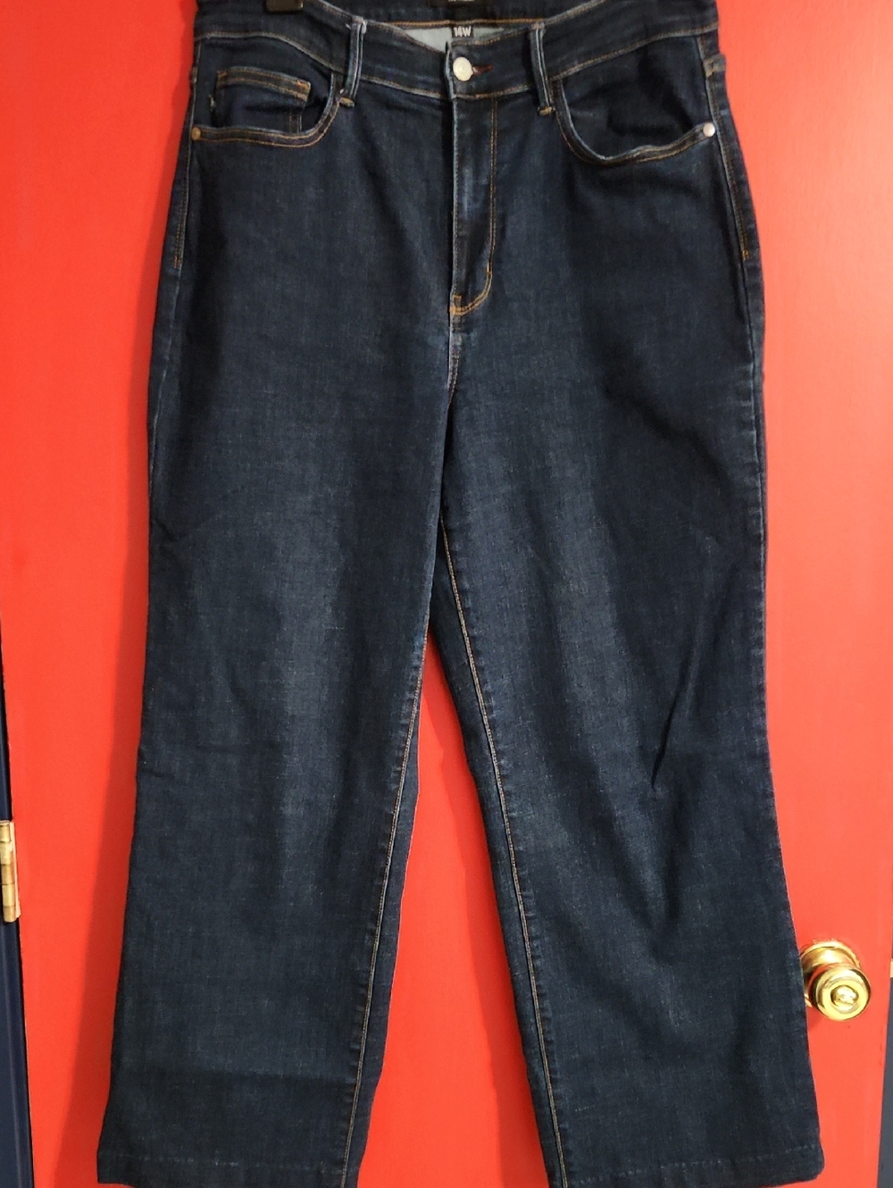 Sz 14 Judy Blue Indigo Straight Leg Jeans